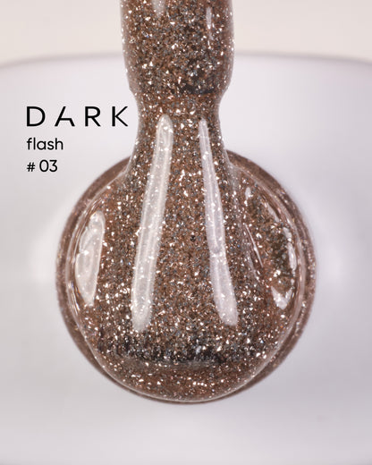 Светоотражающий гель лак - "Flash" №№1-5 10ml Dark