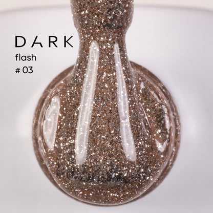 Светоотражающий гель лак - "Flash" №№1-5 10ml Dark