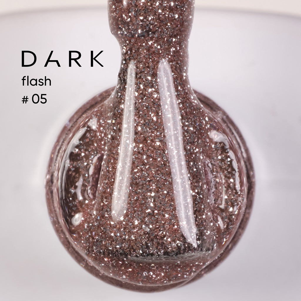 Светоотражающий гель лак - "Flash" №№1-5 10ml Dark
