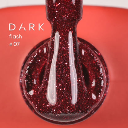 Світловідбивний гель лак - "Flash" №7 10ml Dark
