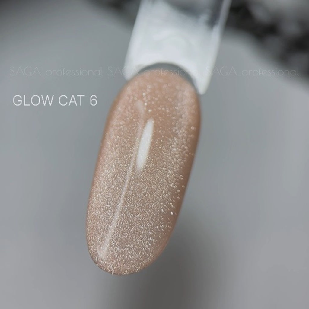Гель-лак Glow Cat №6 10 мл Saga Professional