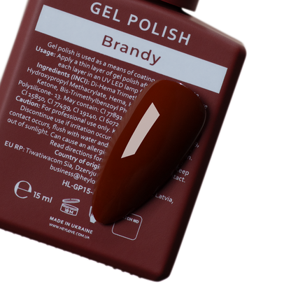 Гель-лак Brandy 15 ml HEYLOVE