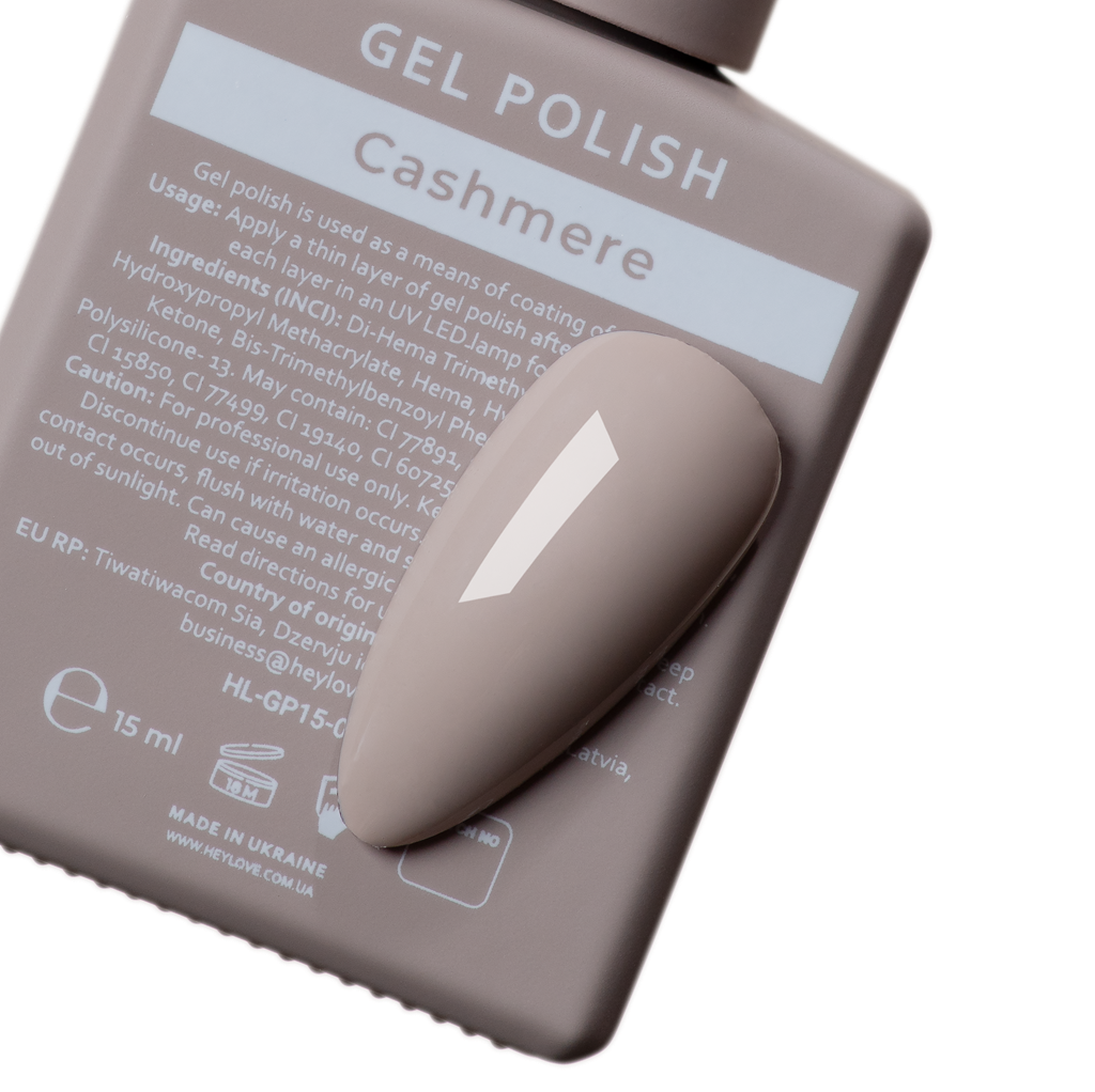 Гель-лак Cashmere 15 мл HEYLOVE