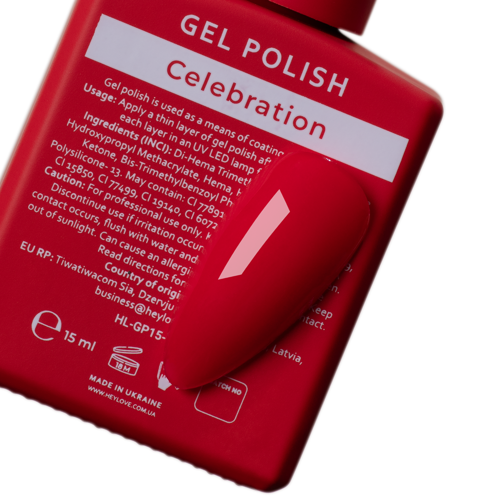 Гель-лак Celebration 15 мл HEYLOVE