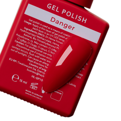 Gel Polish Danger 15 ml HEYLOVE