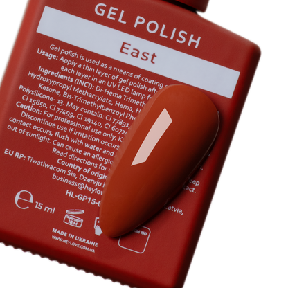 Гель-лак East 15 ml HEYLOVE