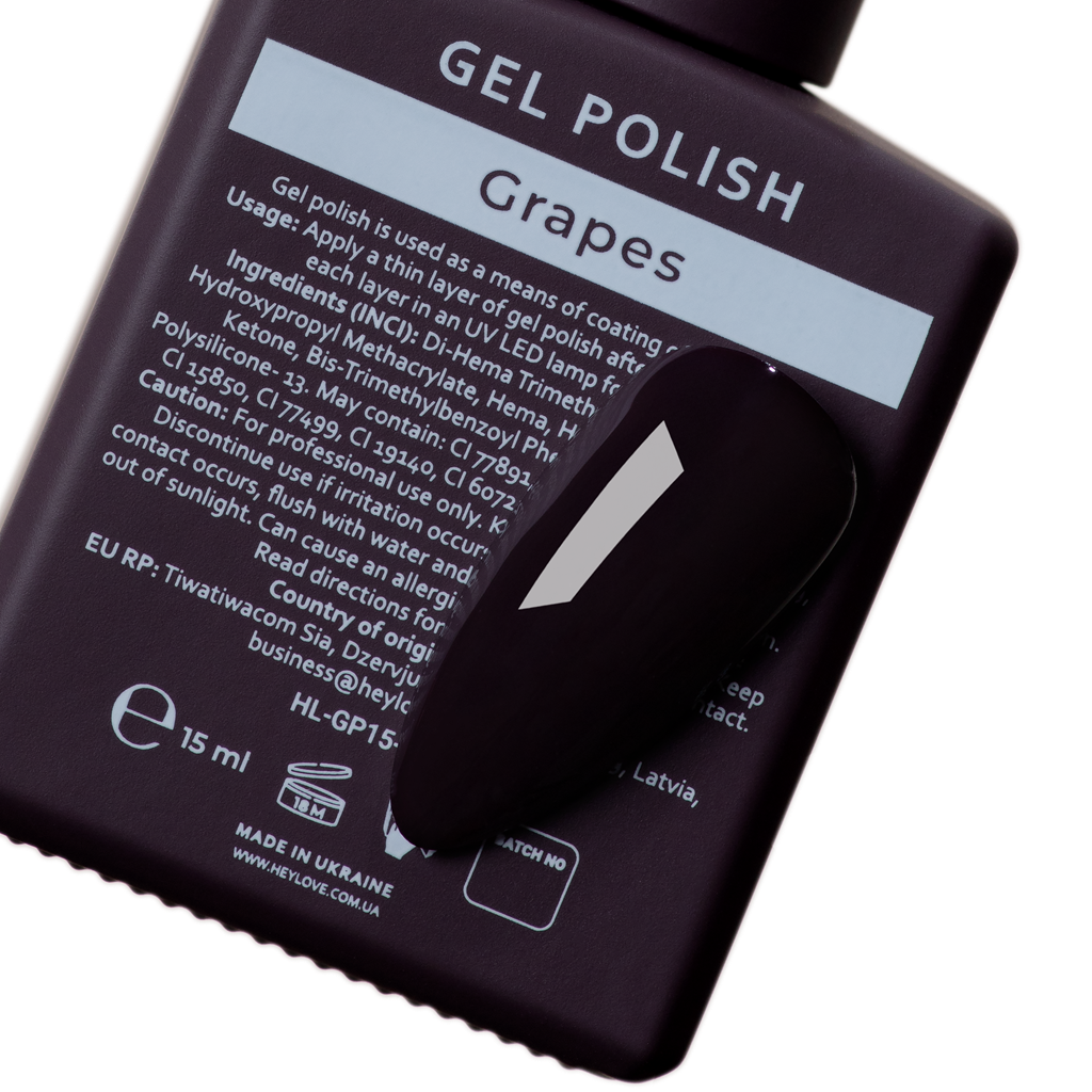 Gel Polish Grapes 15 ml HEYLOVE
