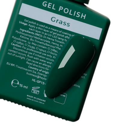 Gel Polish Grass 15 ml HEYLOVE