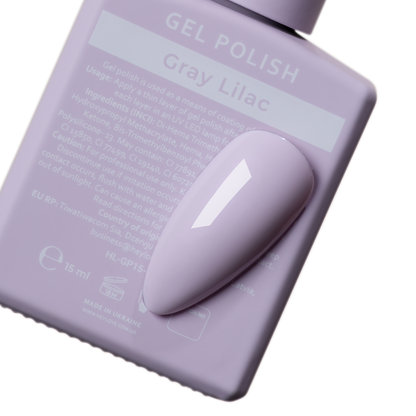 Gel Polish Gray Lilac 15 ml HEYLOVE