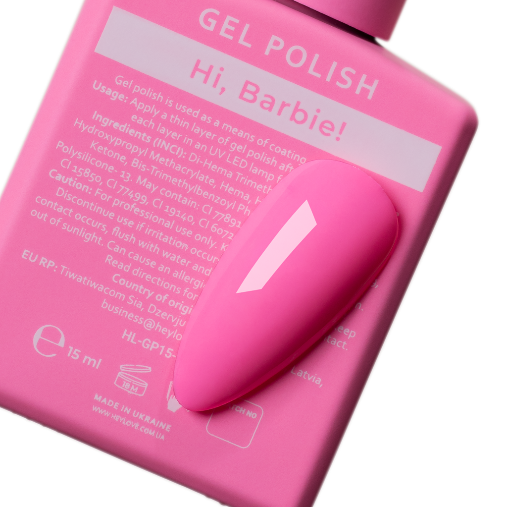 Gel Polish Hi Barbie! 15 ml HEYLOVE - Good Girl Gel