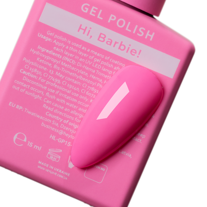 Gel Polish Hi Barbie! 15 ml HEYLOVE - Good Girl Gel