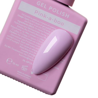 Verniz Gel Pink-a-boo 15 ml HEYLOVE