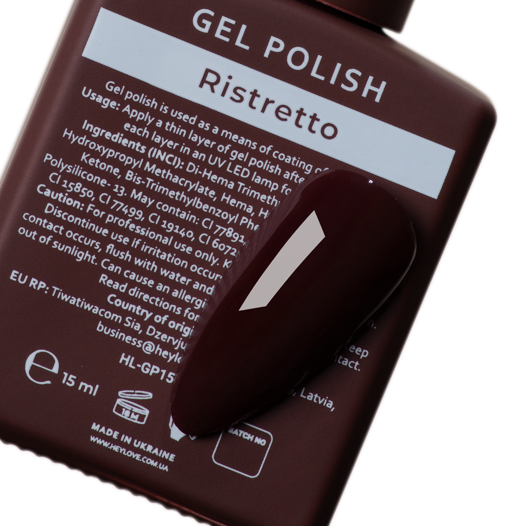 Гель-лак Ristretto 15 ml HEYLOVE