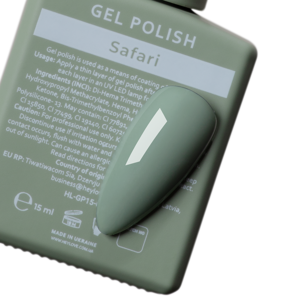Гель-лак Safari 15 ml HEYLOVE