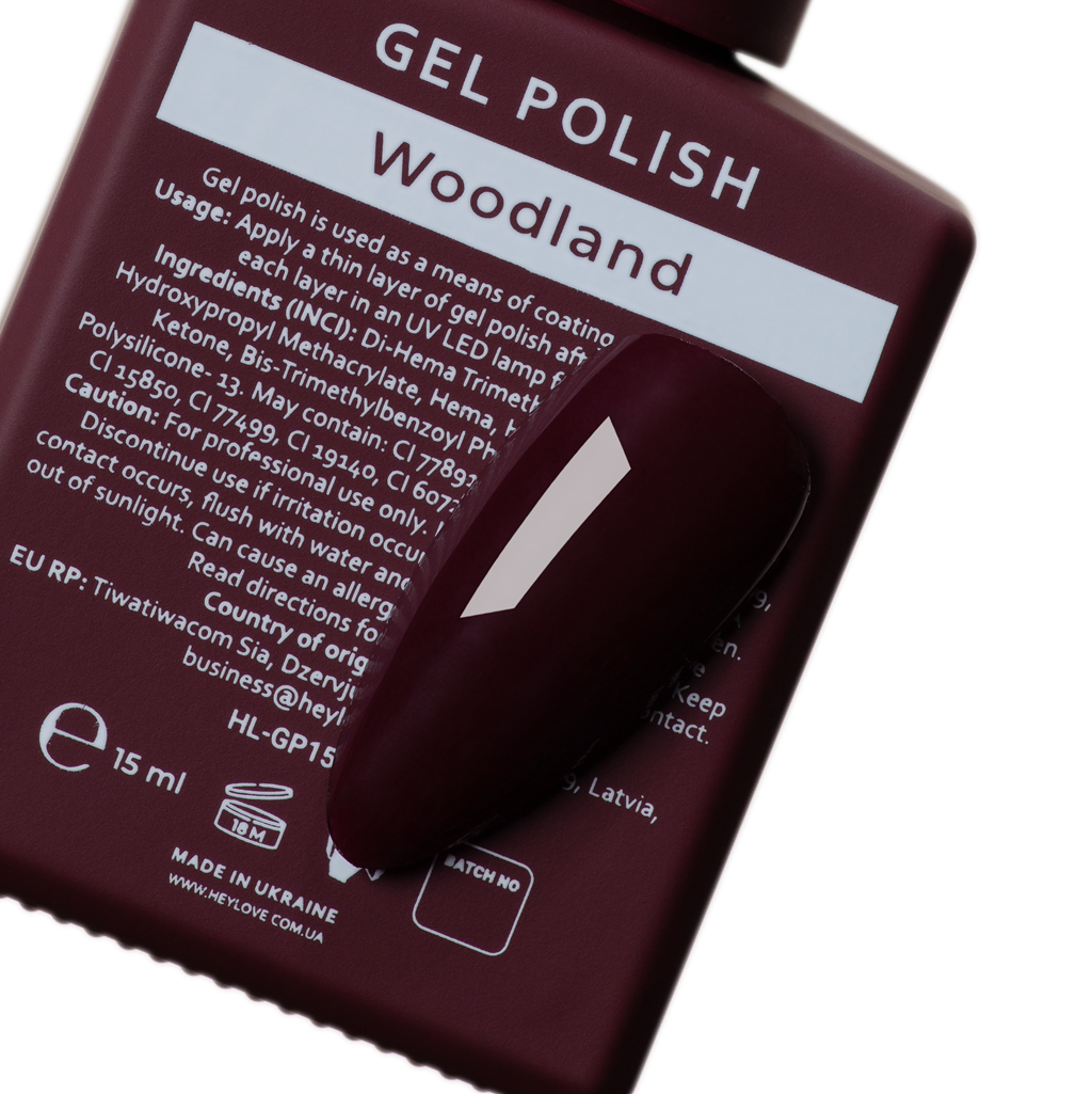 Gel Polish Woodland 15 ml HEYLOVE