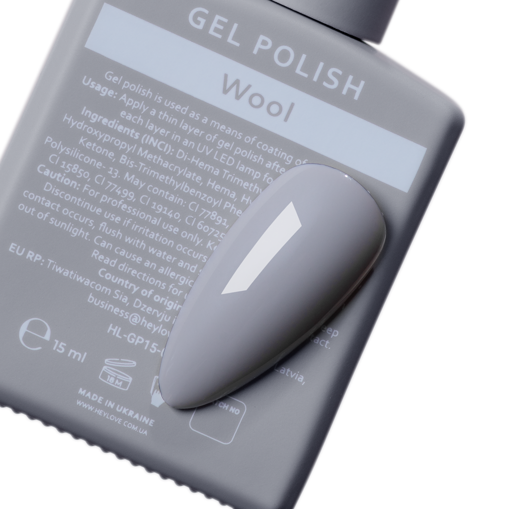 Гель-лак Wool 15 мл HEYLOVE