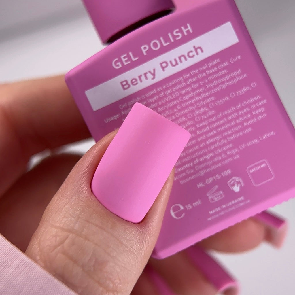 Гель-лак Berry Punch 15 мл HEYLOVE