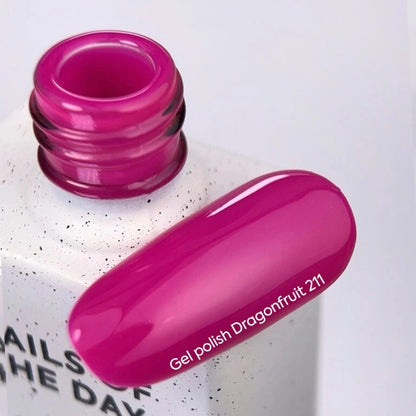 Ημιμόνιμο βερνίκι №211 - Dragonfruit 10 ml NAILSOFTHEDAY