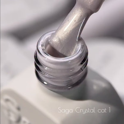 Гель лак Crystal Cat №1 10 ml Saga Professional