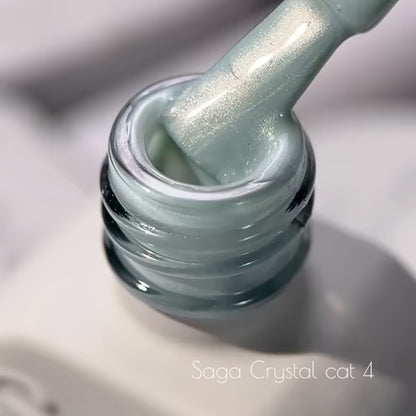 Гель лак Crystal Cat №4 10 мл Saga Professional