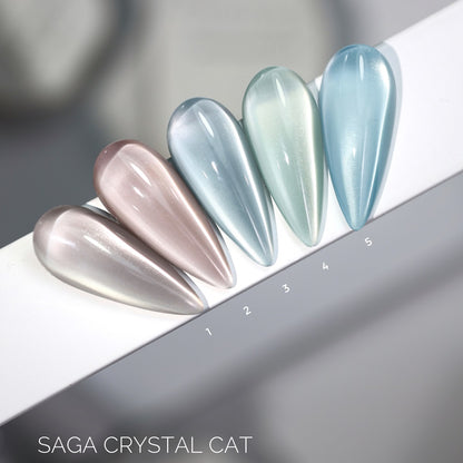 Гель лак Crystal Cat №1 10 ml Saga Professional