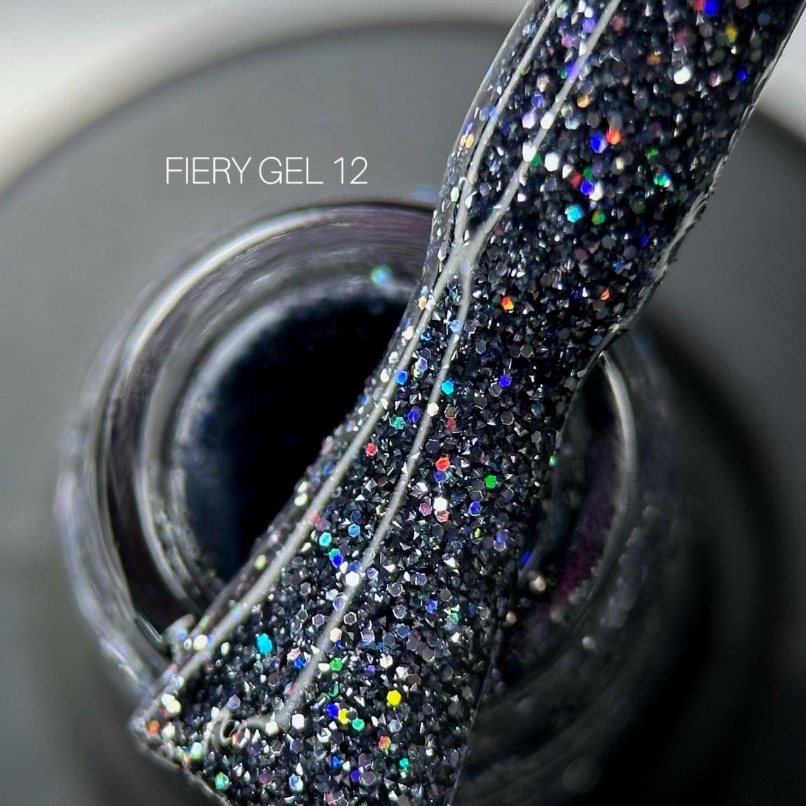 Гель-лак Fiery №12 9 мл Saga Professional