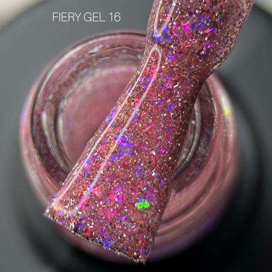 Gélový lak Fiery №16 9 ml Saga Professional