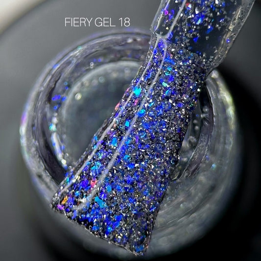 Gélový lak Fiery №18 9 ml Saga Professional