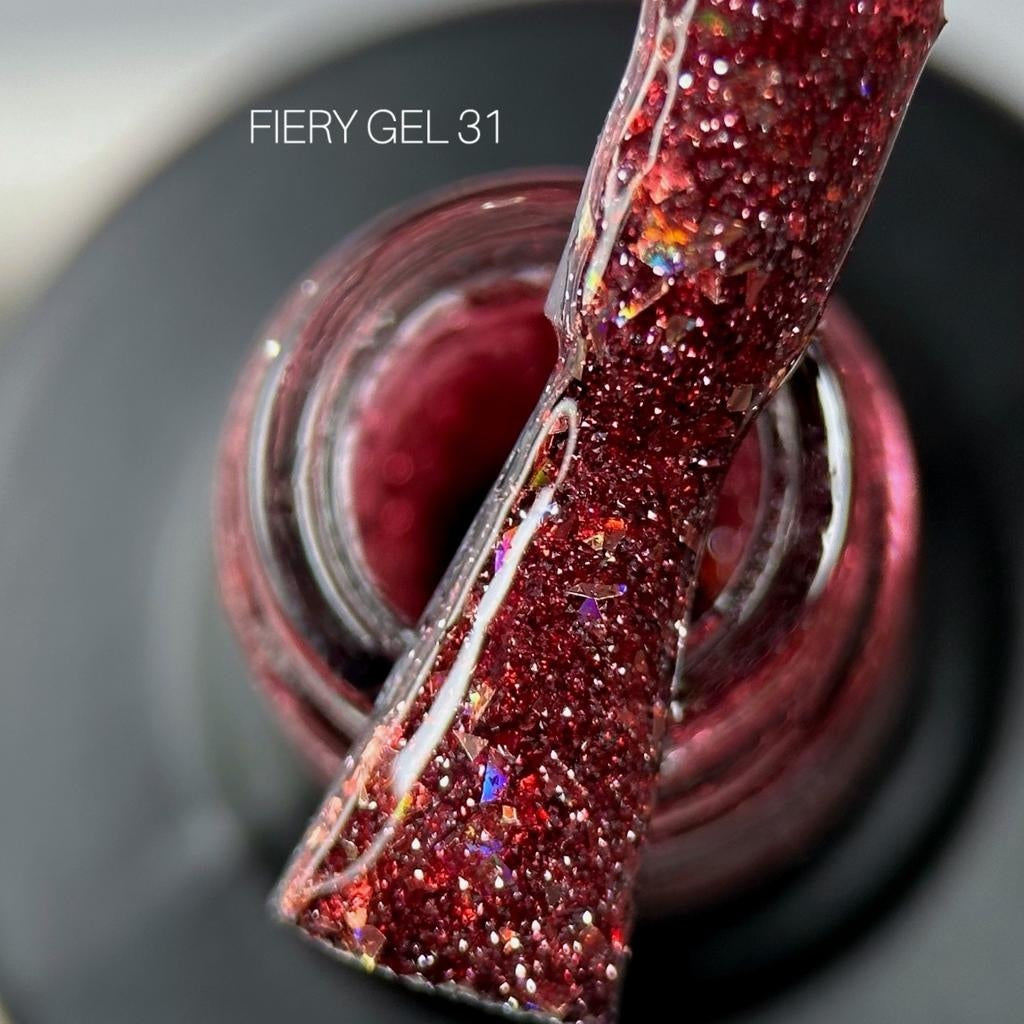 Gel polish Fiery №31 9 ml Saga Professional