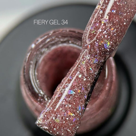 Gel Nagellack Fiery №34 9 ml Saga Professional