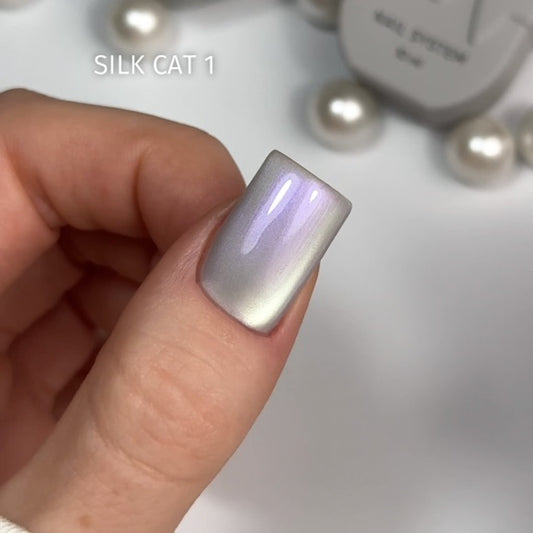 Гель-лак Silk Cat №1 10 мл Saga Professional