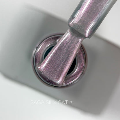 Гель-лак Silk Cat №2 10 мл Saga Professional