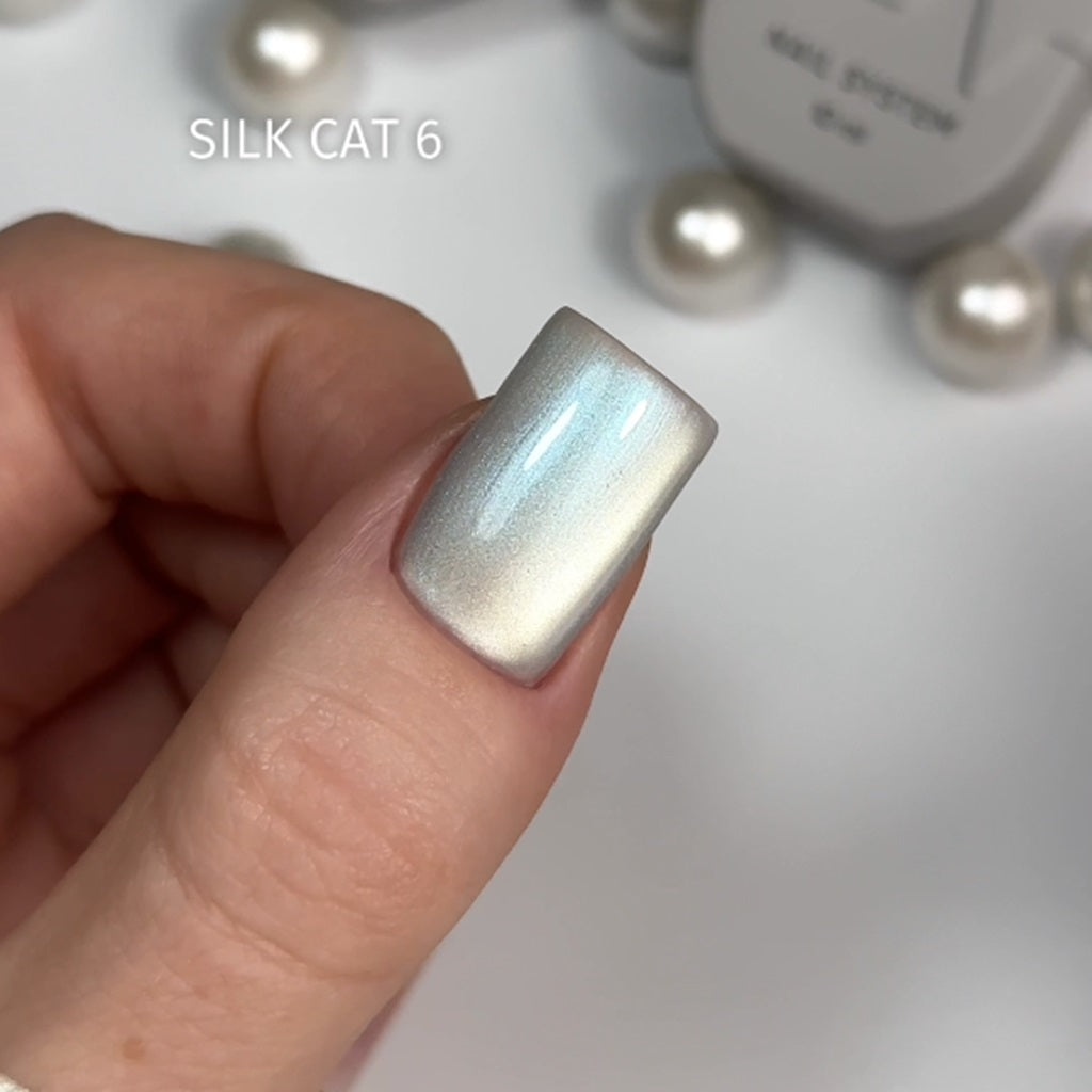 Гель-лак Silk Cat №6 10 мл Saga Professional