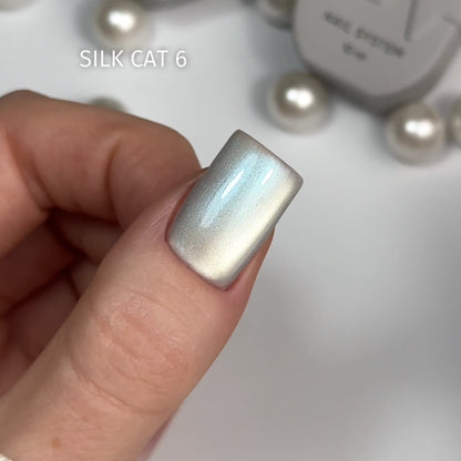 Гель-лак Silk Cat №6 10 мл Saga Professional