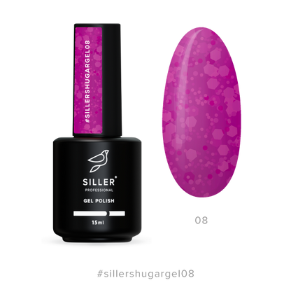 Vernis Gel sucre №8, 15 ml Siller