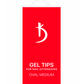 Gel tips for extensions Oval Medium 240 pcs Kodi professional