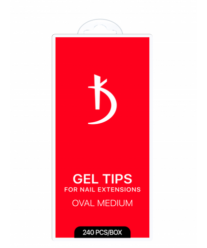 Gel tips for extensions Oval Medium 240 pcs Kodi professional