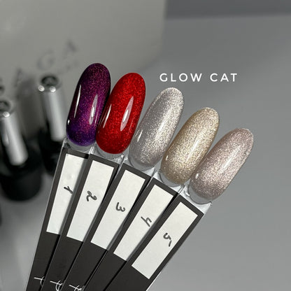 Гель-лак Glow Cat №3 10 мл Saga Professional