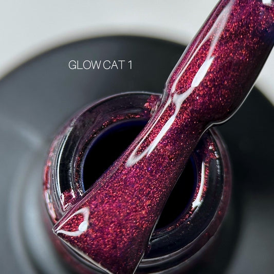 Гель-лак Glow Cat №1 10 мл Saga Professional
