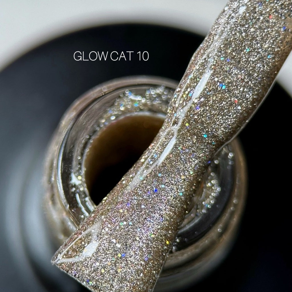 Гель-лак Glow Cat №10 9 мл Saga Professional