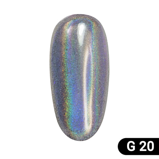 Holographic powder Silver
