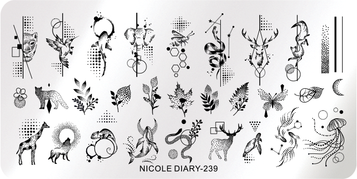 Пластины NICOLE DIARY-239 Rectangular