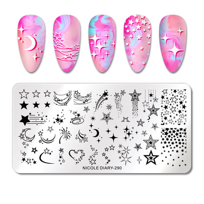 Stamping plate NICOLE DIARY-290