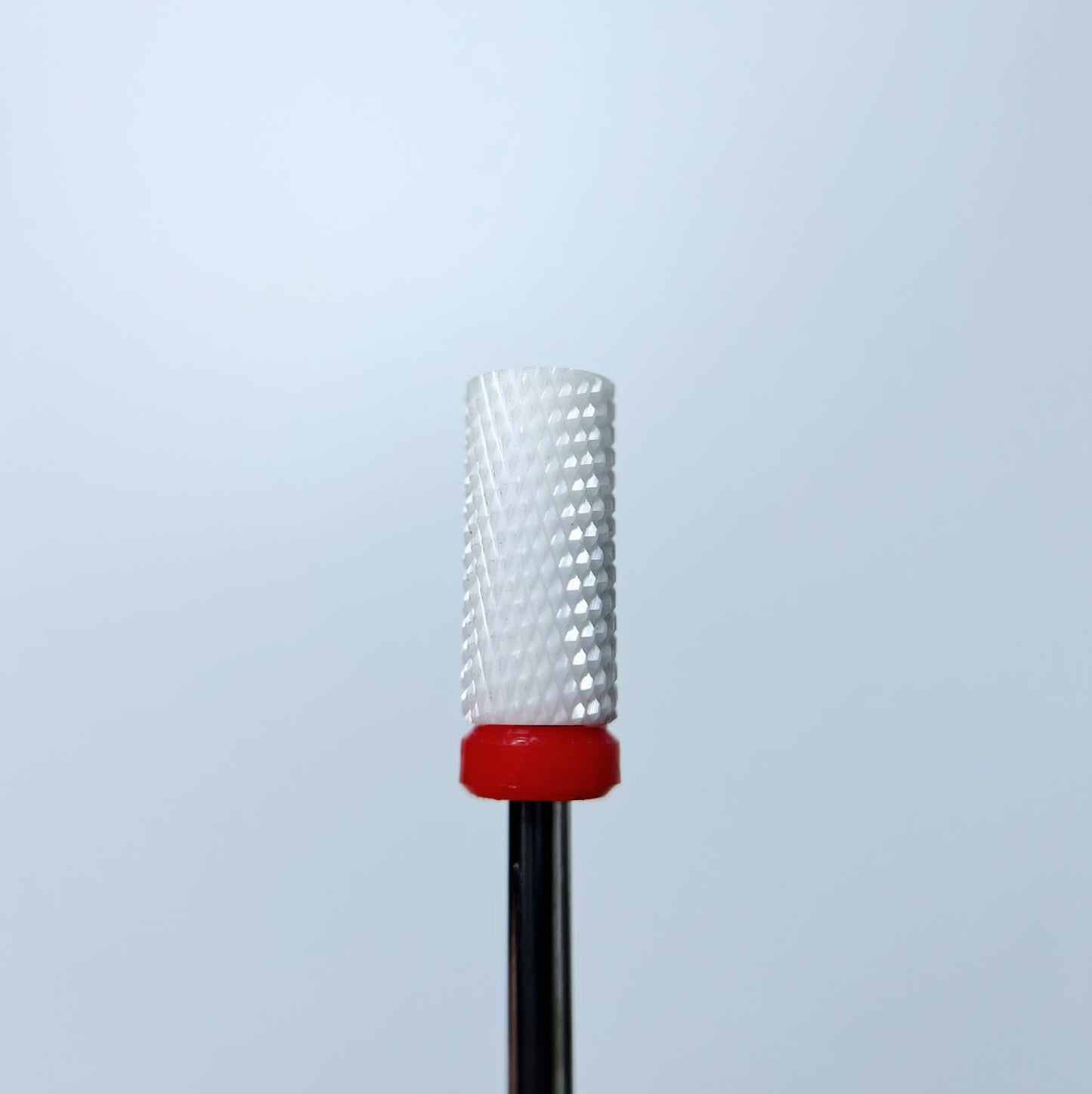 Ceramic nail drill bit, “Сylinder”, 6*13 mm, Red