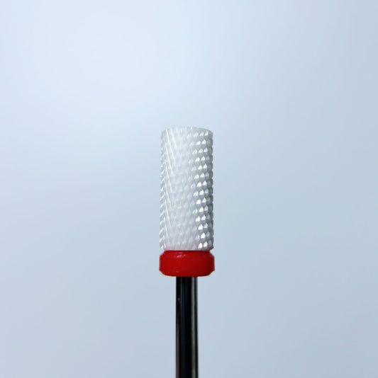 Sveder za keramične nohte “cilinder” A0613T-F, rdeč