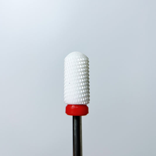 Foret à ongles en céramique « cylindre » C0713T-F, rouge