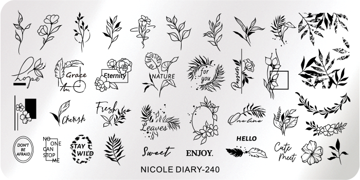 Impresión personalizada NICOLE DIARY-240 Rectangular