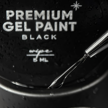 Premium gel boja Black wipe 5 ml NAILSOFTHEDAY