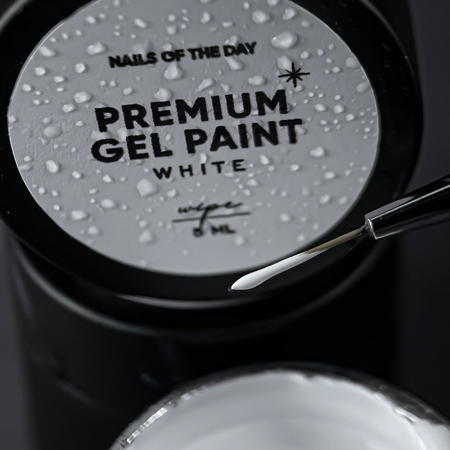 NAILSOFTHEDAY Peinture gel premium Lingette blanche, 5 ml