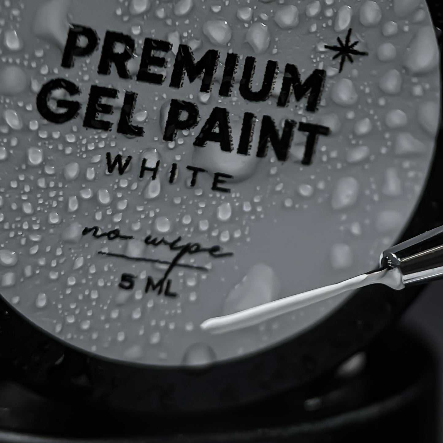 NAILSOFTHEDAY Premium Gelfarbe Weiß, nicht abwischbar, 5 ml